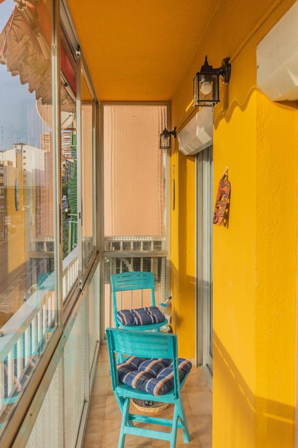 شقة 2Br Flat - Aircon - 5 Min Walk To Benidorm Beach المظهر الخارجي الصورة